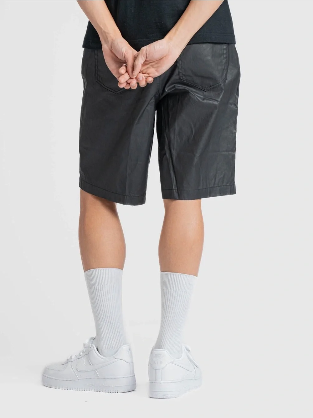 Nike Air Jordan x Travis Scott Waxed Shorts Black Size Men 34-Tall NWT